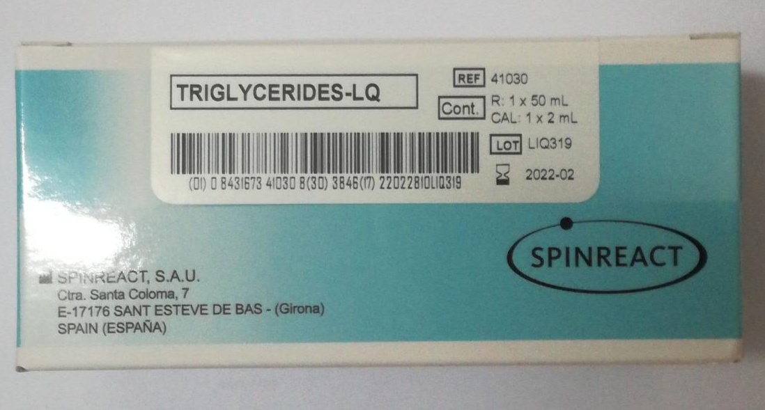 Spinreact دهون ثلاثيه 1*50 ملي